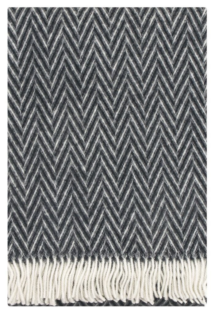 Decke Iida schwarz - weiß von Lapuan Kankurit