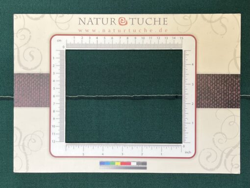 Green light worsted woolen fabric (plain woven) - Image 2