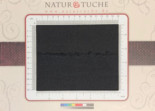 plain woven Wool (light weight) - black - Image 2