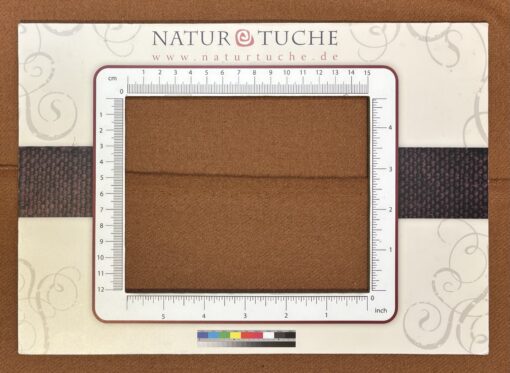 twill woven Wool (light weight) Walnut Beige Brown - Image 2