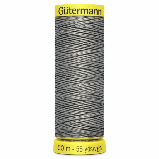 Gütermann Leinenzwirn 50m - grau