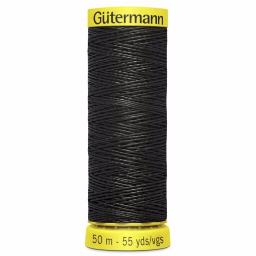 Gütermann Leinenzwirn 50m - schwarz