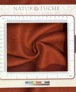 twill woven Wool (medium weight) madder red