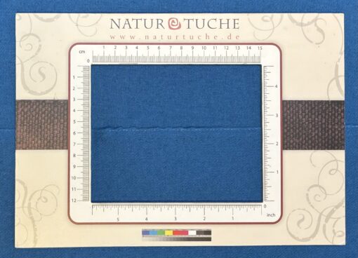 twill woven Wool (light weight) indigo-capri blue - Image 2