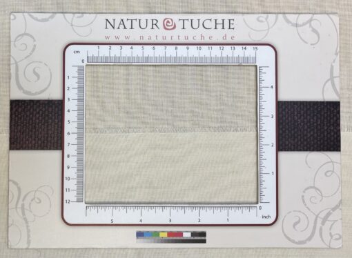 light worsted wool fabric in plain weave (loomstate) - Image 2