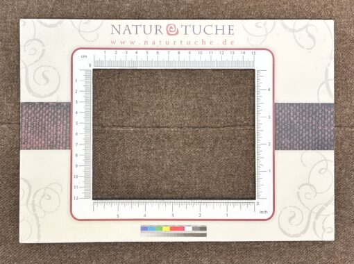 milled twill wool (lightweight) natural dark brown - Image 2