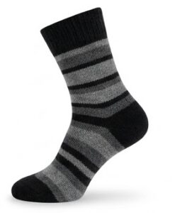Hirsch Natur Ringelsocken aus 100% Bio-Schurwolle (kbT) – Bild 4